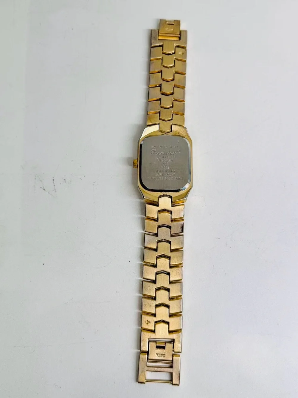 Vintage Precision By Gruen Quartz Women’s Watch Gold Tone Date New Battery Runs